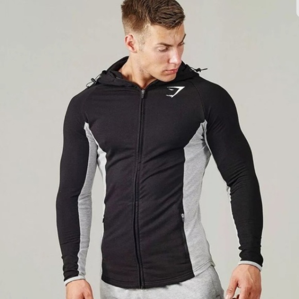 Gymshark men’s zip-up Hoodie